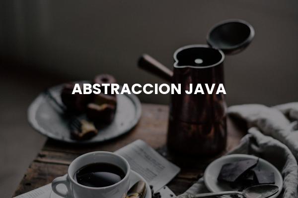 abstracción java