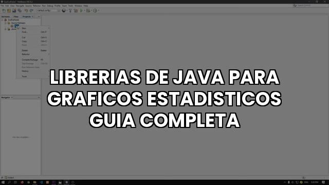 Librerias De Java Para Graficos Estadisticos Guia Completa