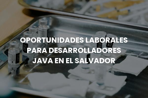 Oportunidades Laborales Para Desarrolladores Java En El Salvador