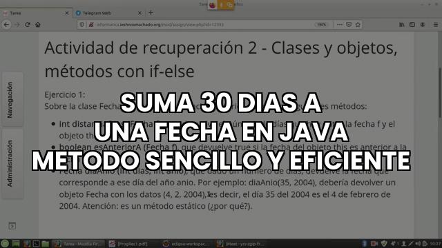 Suma 30 Dias A Una Fecha En Java Metodo Sencillo Y Eficiente
